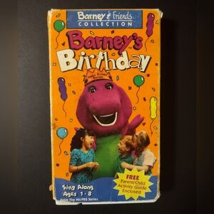 Barney's Birthday VHS 1992 Friends Collection